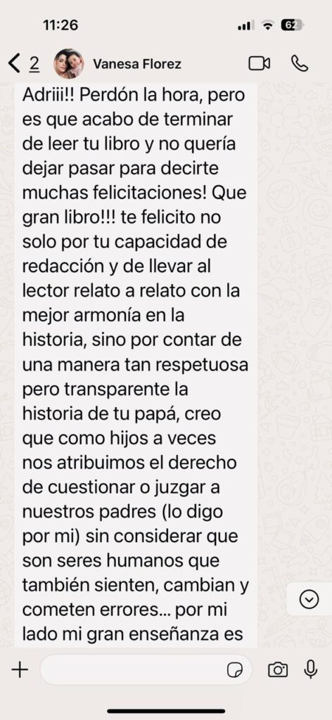 Review Vanesa Florez, libro Vivo en vida